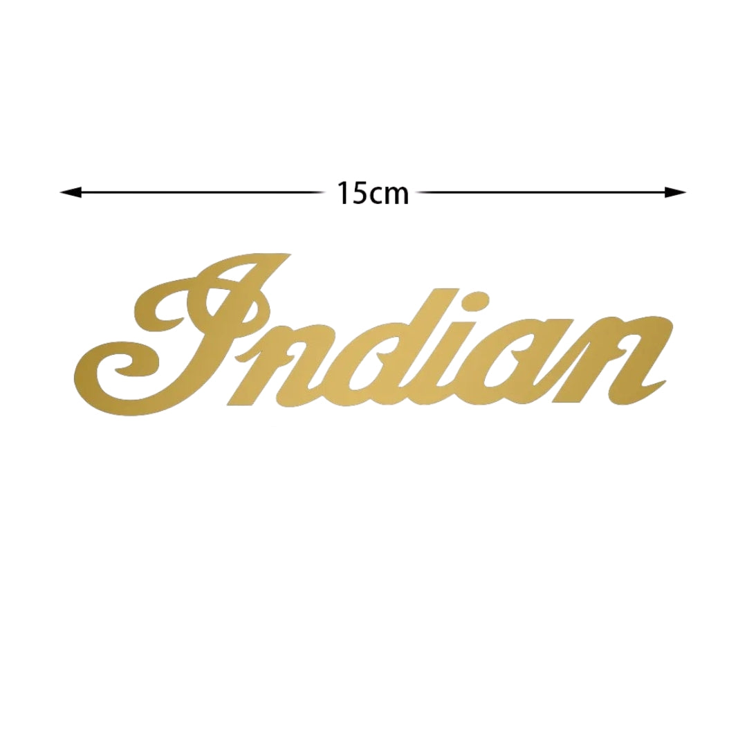 Classic “Indian” Script Sticker