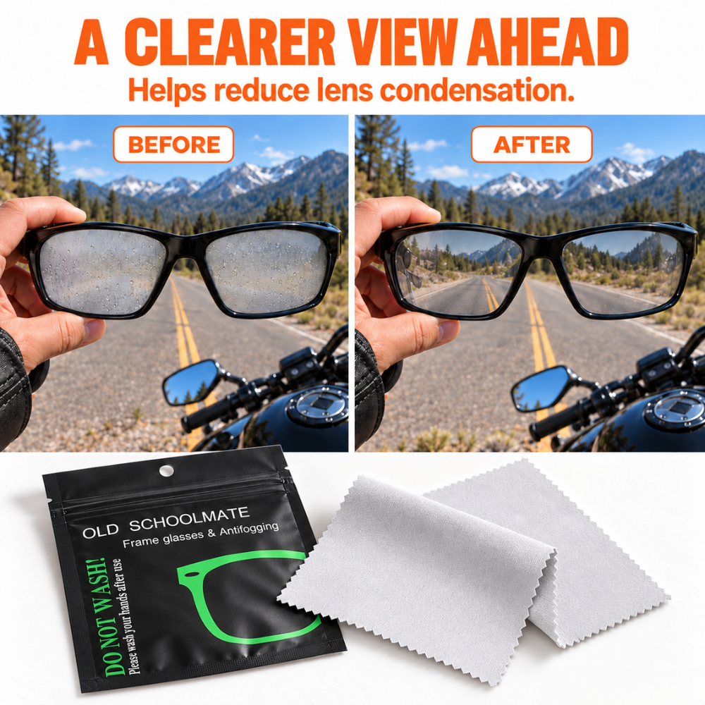BikerZoneZ Anti-Fog Lens Cloth
