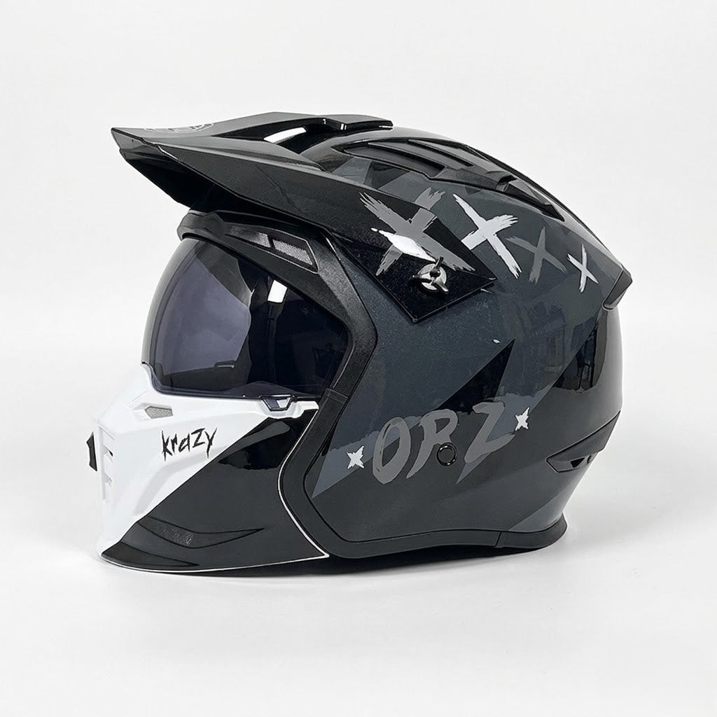 ORZ 163 Pro Retro Helmet - DOT Certified