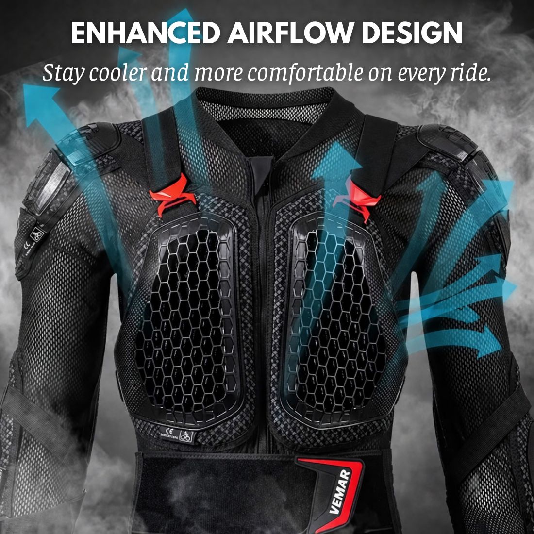 BikerZoneZ CE Full-Body Motorcycle Armor Suit