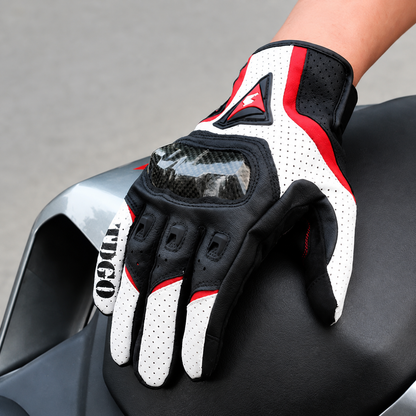 Carbon Fiber Protective Touch Screen Motorcycle Gloves
