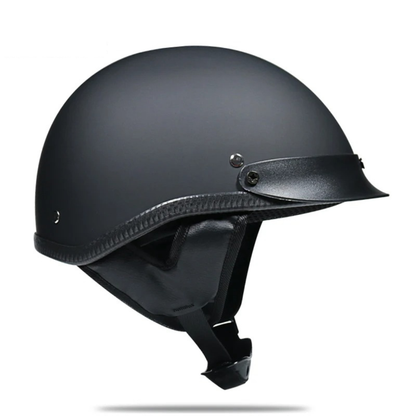 Low Profile Cruiser Half Helmet - DOT and ECE Approved