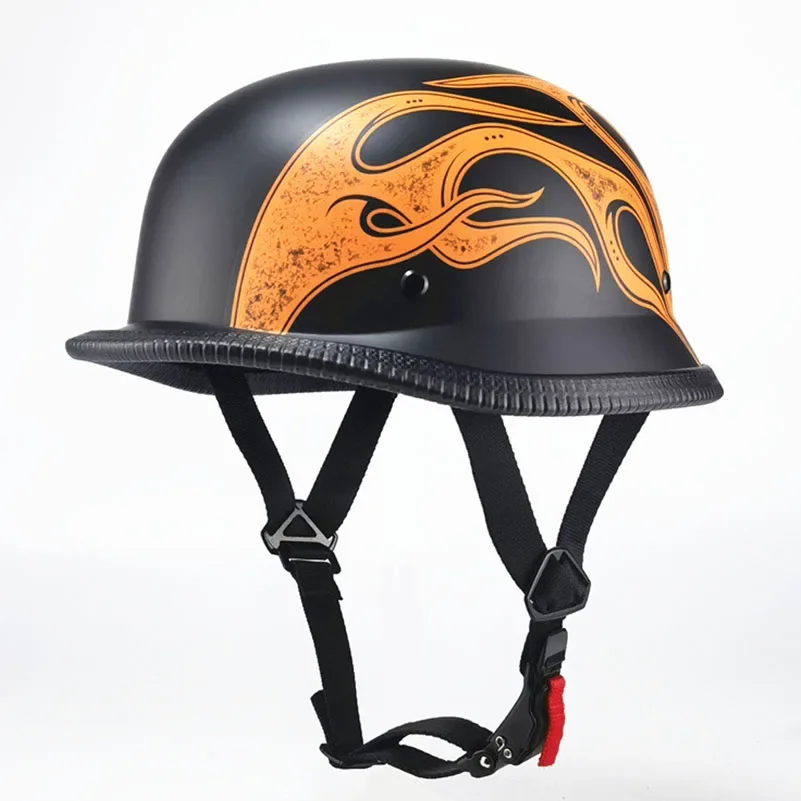 Premium Vintage Half Face Helmet –  DOT Approved