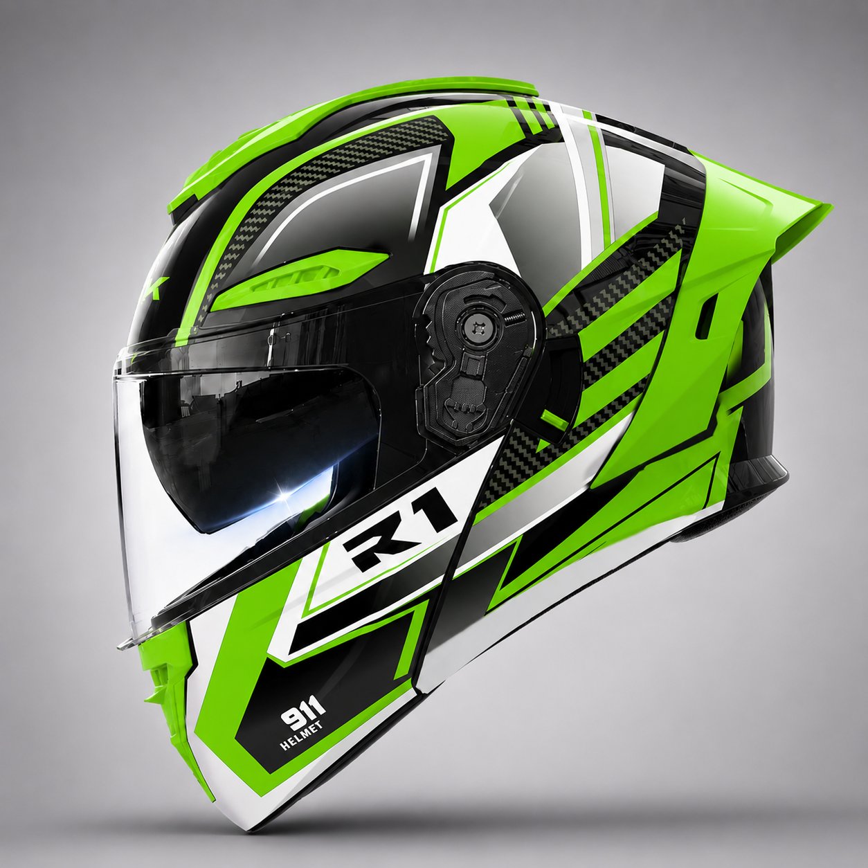 BikerZoneZ™ Apex Flip-Up Motorcycle Helmet