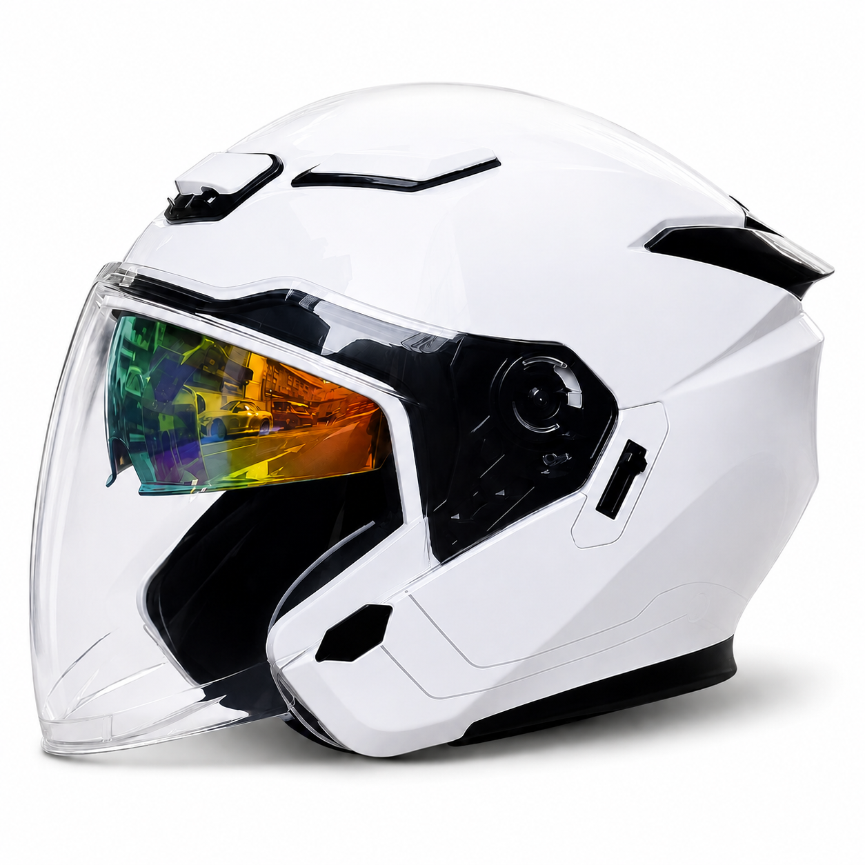 BikerZoneZ™ Sport Street Helmet - DOT Certified