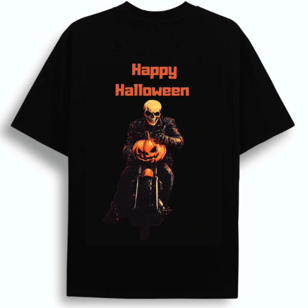The Midnight Ride: BikerZoneZ Halloween Edition Tee