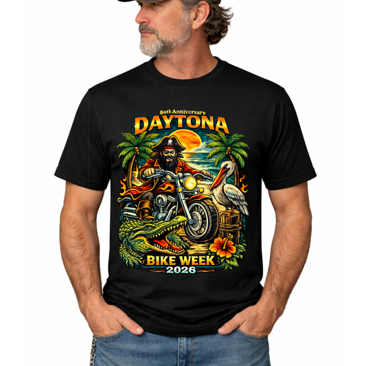 T-Shirt 2026 Bike Week Daytona Beach - Design 3