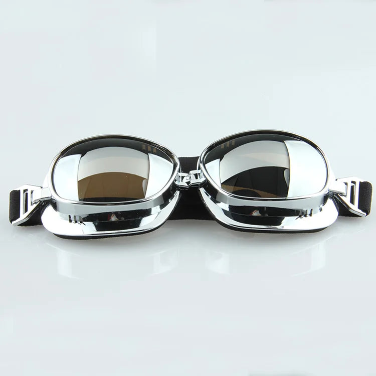 Motorcycle Goggles Vintage Windproof UV Protection for Harley