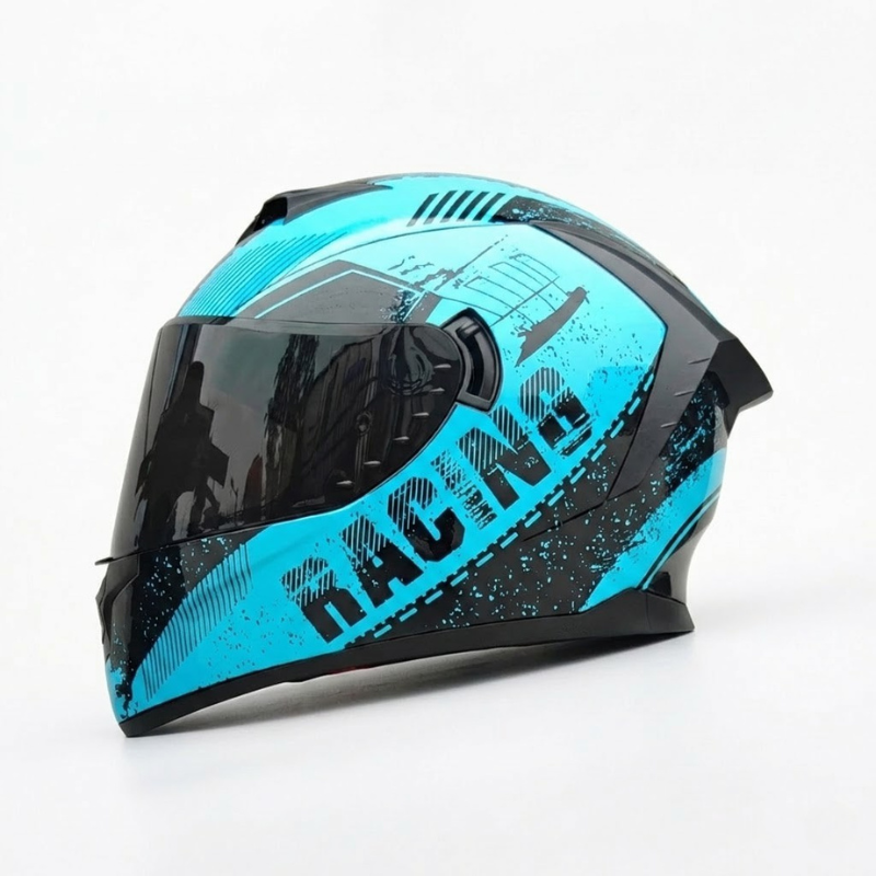 BikerZoneZ Rider Street Dominator Fullface Helmet