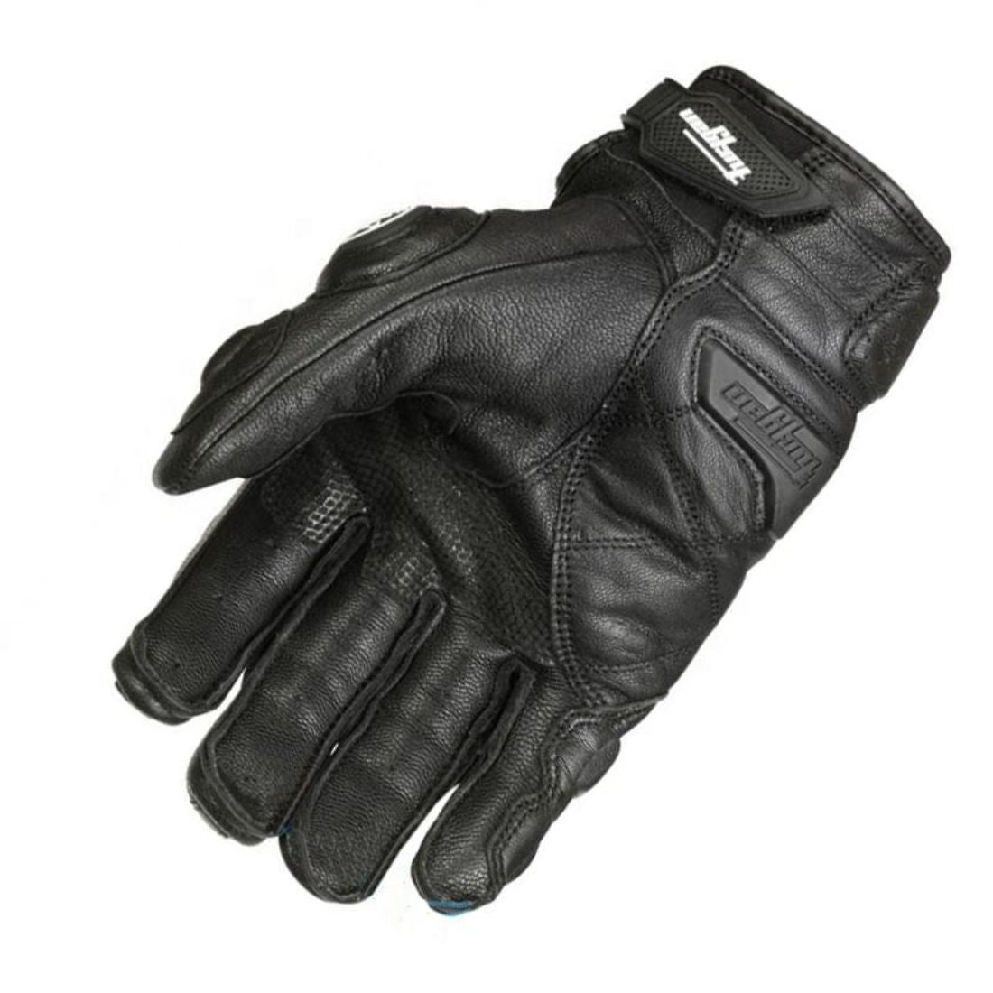 BikerZonez™  Armored Leather Riding Gloves – Carbon Knuckle Protection