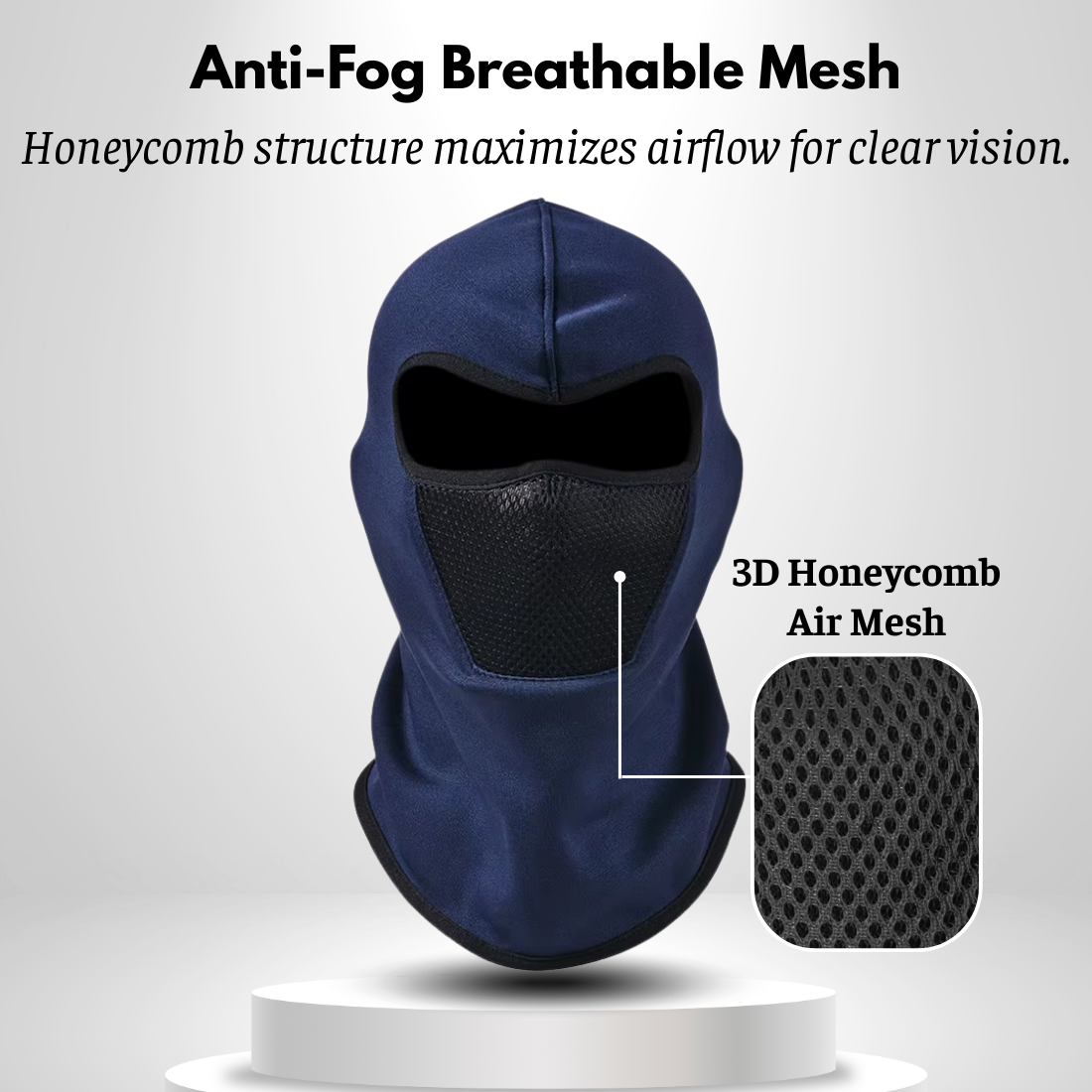 Premium Biker Winter Balaclava – Fleece-Lined, Windproof & Breathable