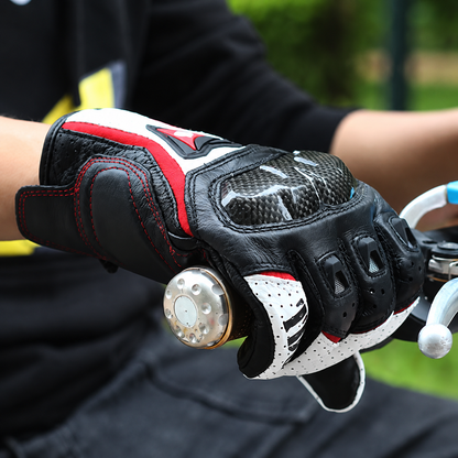 Carbon Fiber Protective Touch Screen Motorcycle Gloves