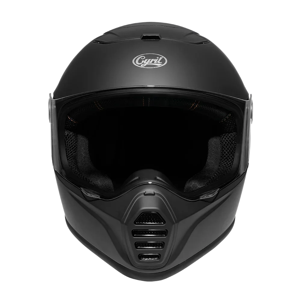 RoadSpirit Vintage Full-Face Helmet – DOT & ECE Approved