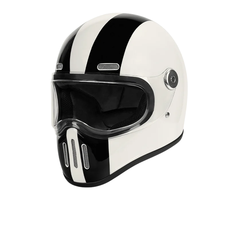 Retro Pig Nose Full Face Helmet