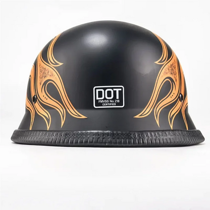 Premium Vintage Half Face Helmet –  DOT Approved
