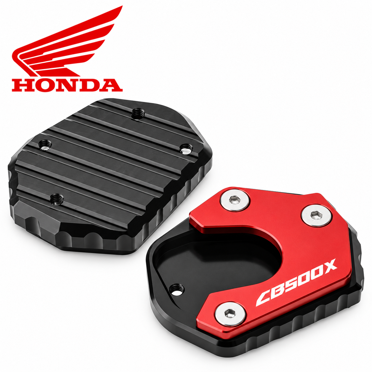 BikerZoneZ Motorcycle Kickstand Pad HONDA