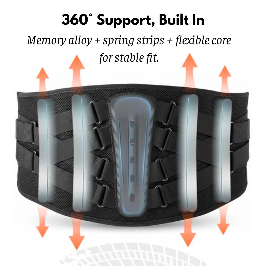 BikerZoneZ Kidney Belt (Lumbar Support)