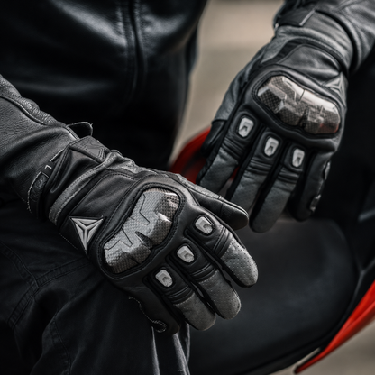 Protective Leather Breathable Touch Screen Gloves