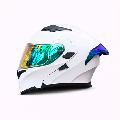Motorcycle Helmet ORZ Z-169 Flip-Up Full Face Dual Visor Helmet, DOT & ECE Approved