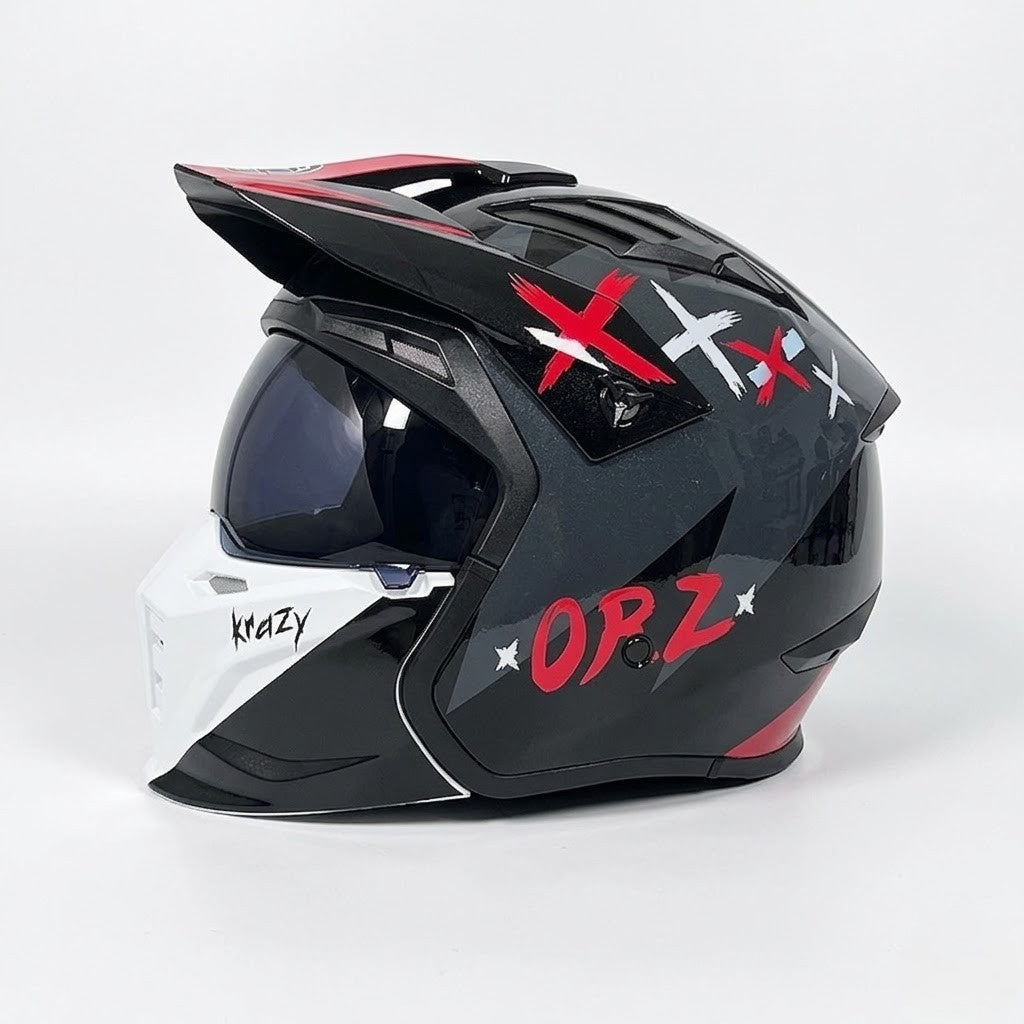ORZ 163 Pro Retro Helmet - DOT Certified
