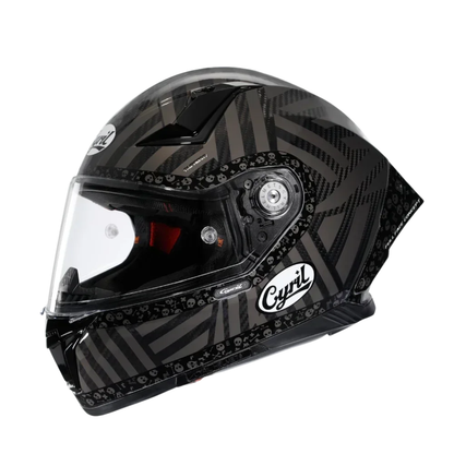 CYRIL R30S Carbon Pro Fullface Helmet - DOT and ECE Approved