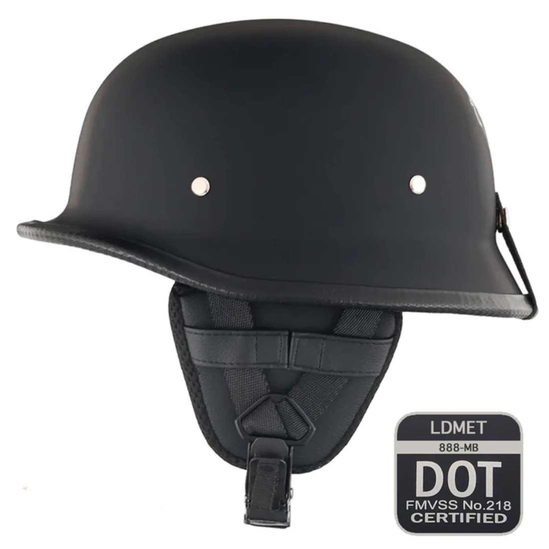 Vintage German Half Helmet | DOT Certified