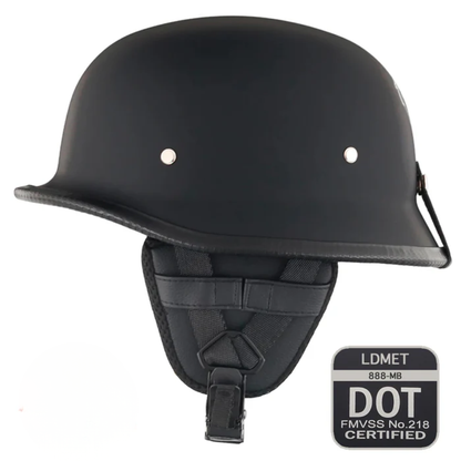 Vintage German Half Helmet | DOT Certified