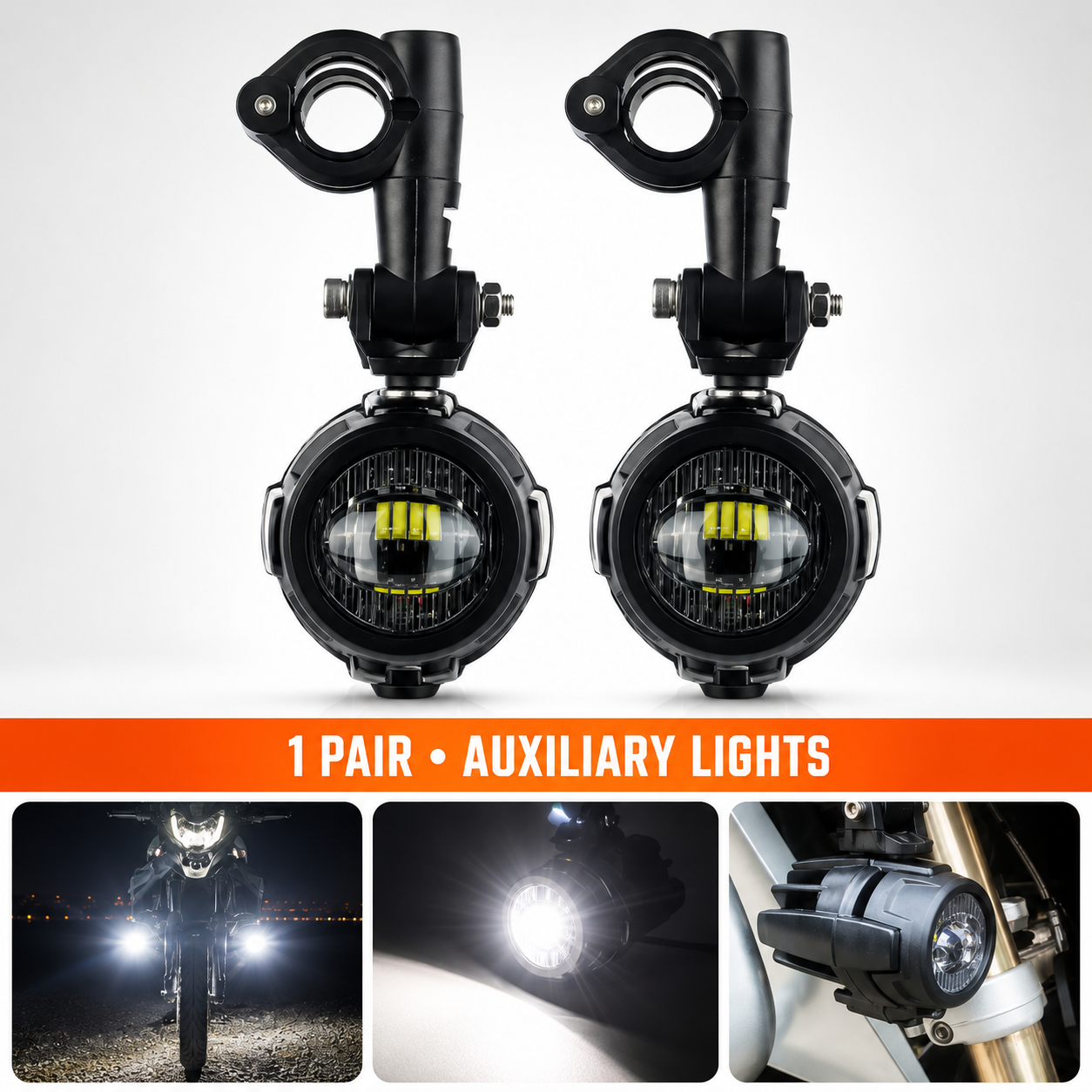 BikerZonez Auxiliary Lights