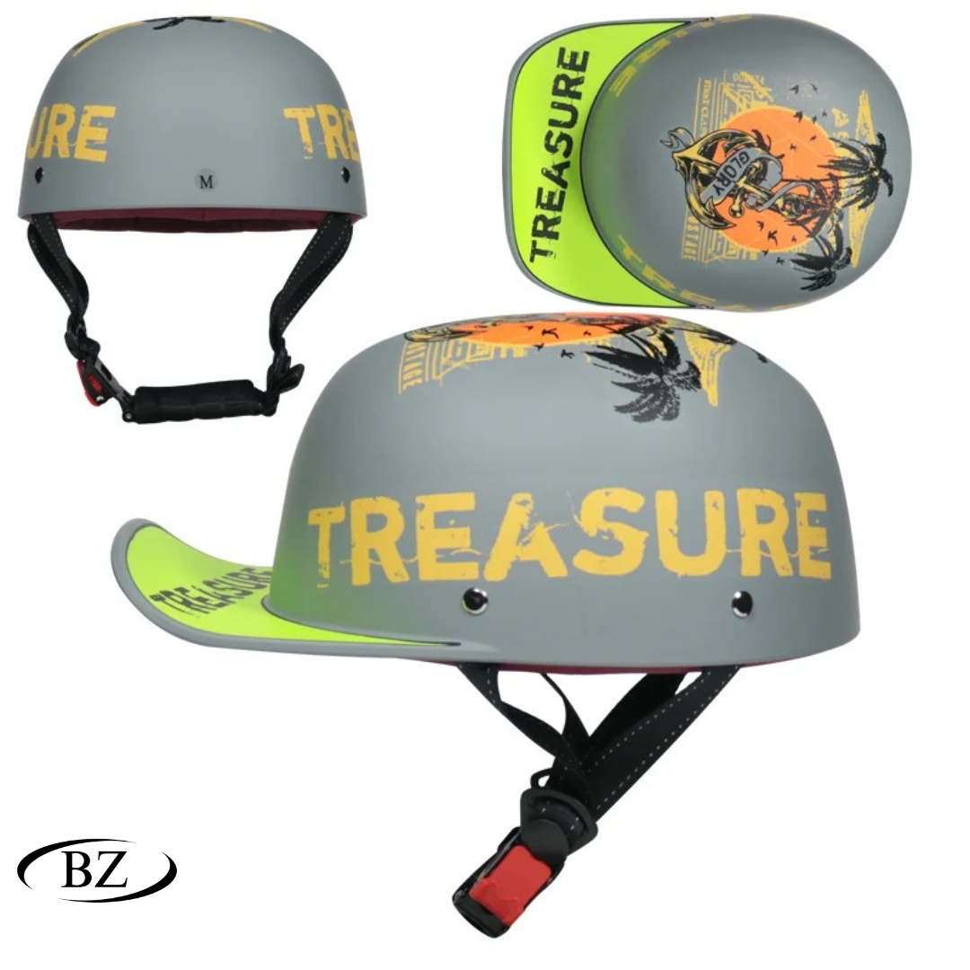 NEW Motorcycle Vintage Retro Baseball Cap Helmets