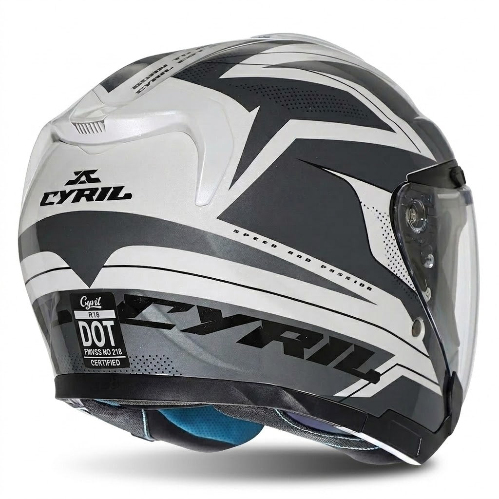 IronRide Open Face Dual Visor Helmet –  DOT Certified