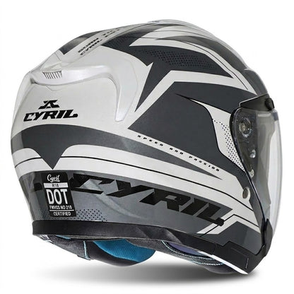 IronRide Open Face Dual Visor Helmet –  DOT Certified
