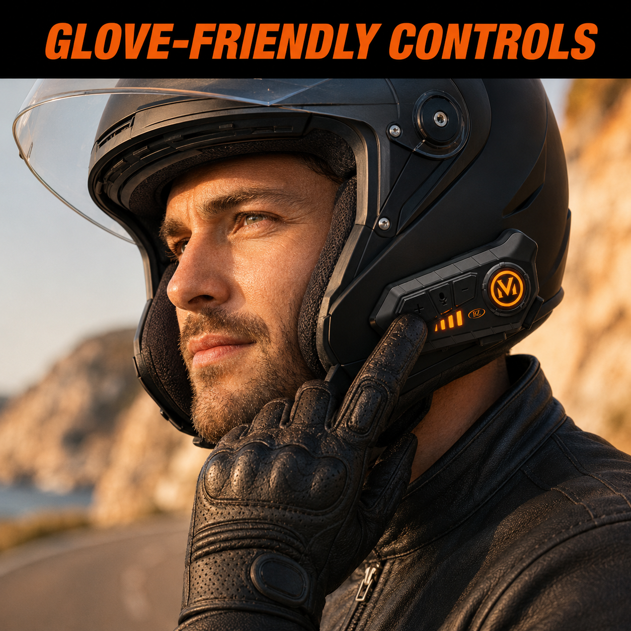 BikerZoneZ RoadSound Pro Helmet Intercom