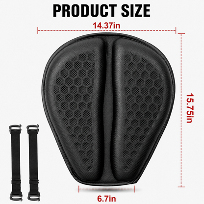 Bikerzonez HexFlow Motorcycle Seat Cushion