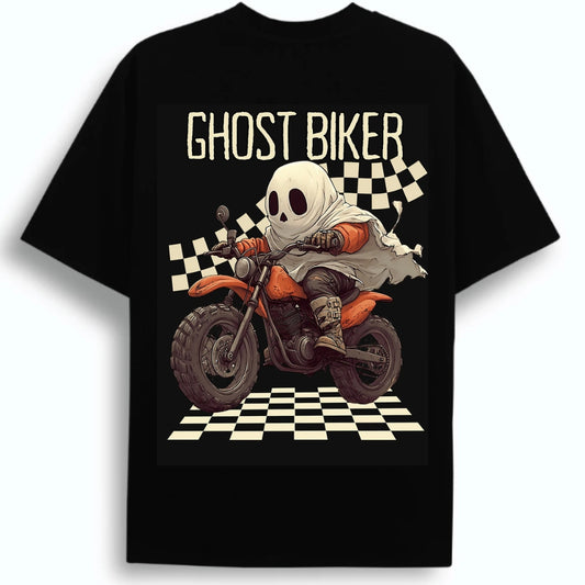 The Midnight Ride: BikerZoneZ Halloween Edition Tee