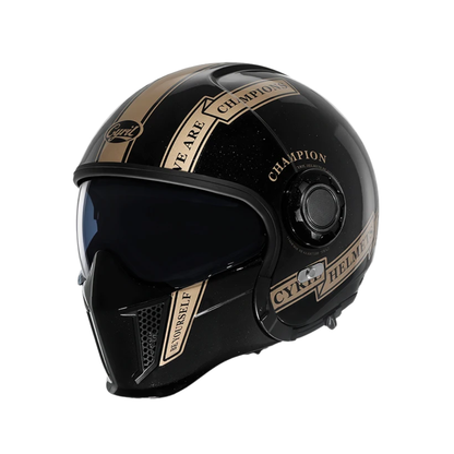 Vintage Full Face Modular Helmet – Dual Visor | DOT & ECE Approved