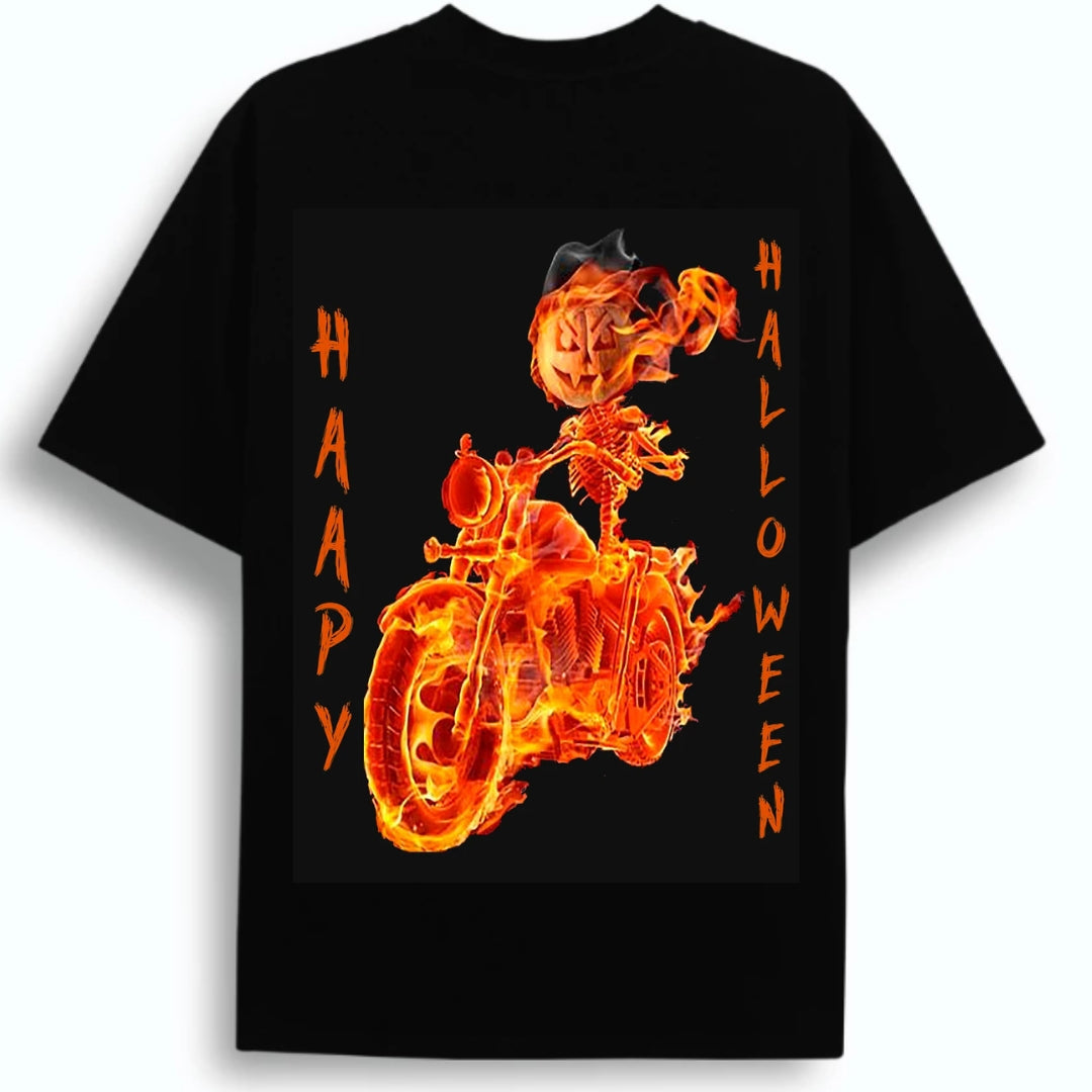 The Midnight Ride: BikerZoneZ Halloween Edition Tee