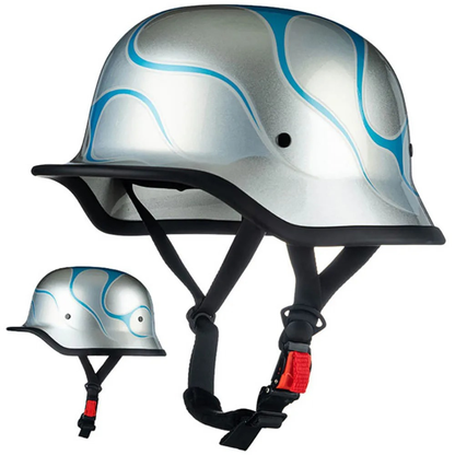 Vintage German Style Half Helmet | DOT Certified