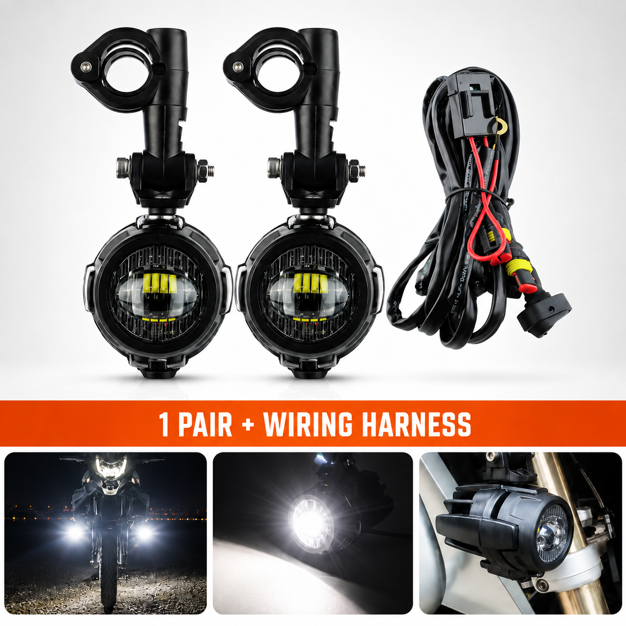 BikerZonez Auxiliary Lights