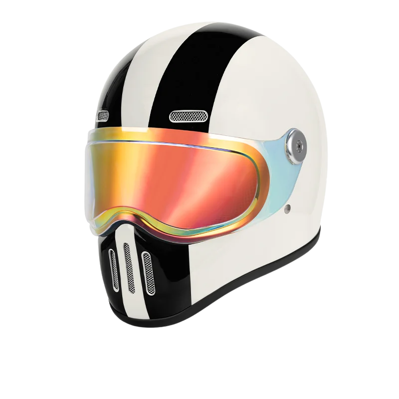 Retro Pig Nose Full Face Helmet
