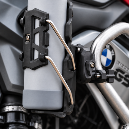 BikerZoneZ Adjustable Motorcycle Water Bottle Holder