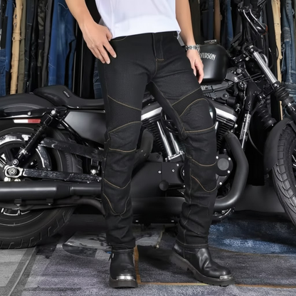 Motorcycle Riding Jeans with Armor – Reinforced Denim Pants
