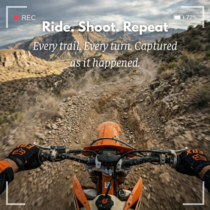 Bikerzonez Moto POV Mini Camera | Hands-Free Riding Cam