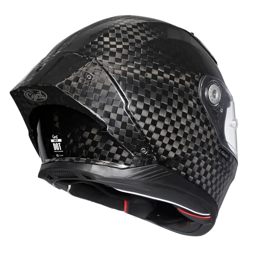 CYRIL R30S Carbon Pro Fullface Helmet - DOT and ECE Approved