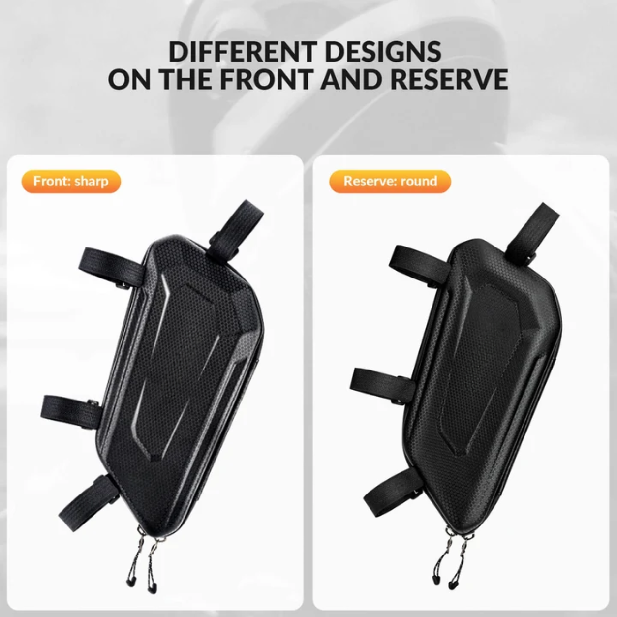 BikerZonez Low Profile Hard Shell Motorcycle Side Bag