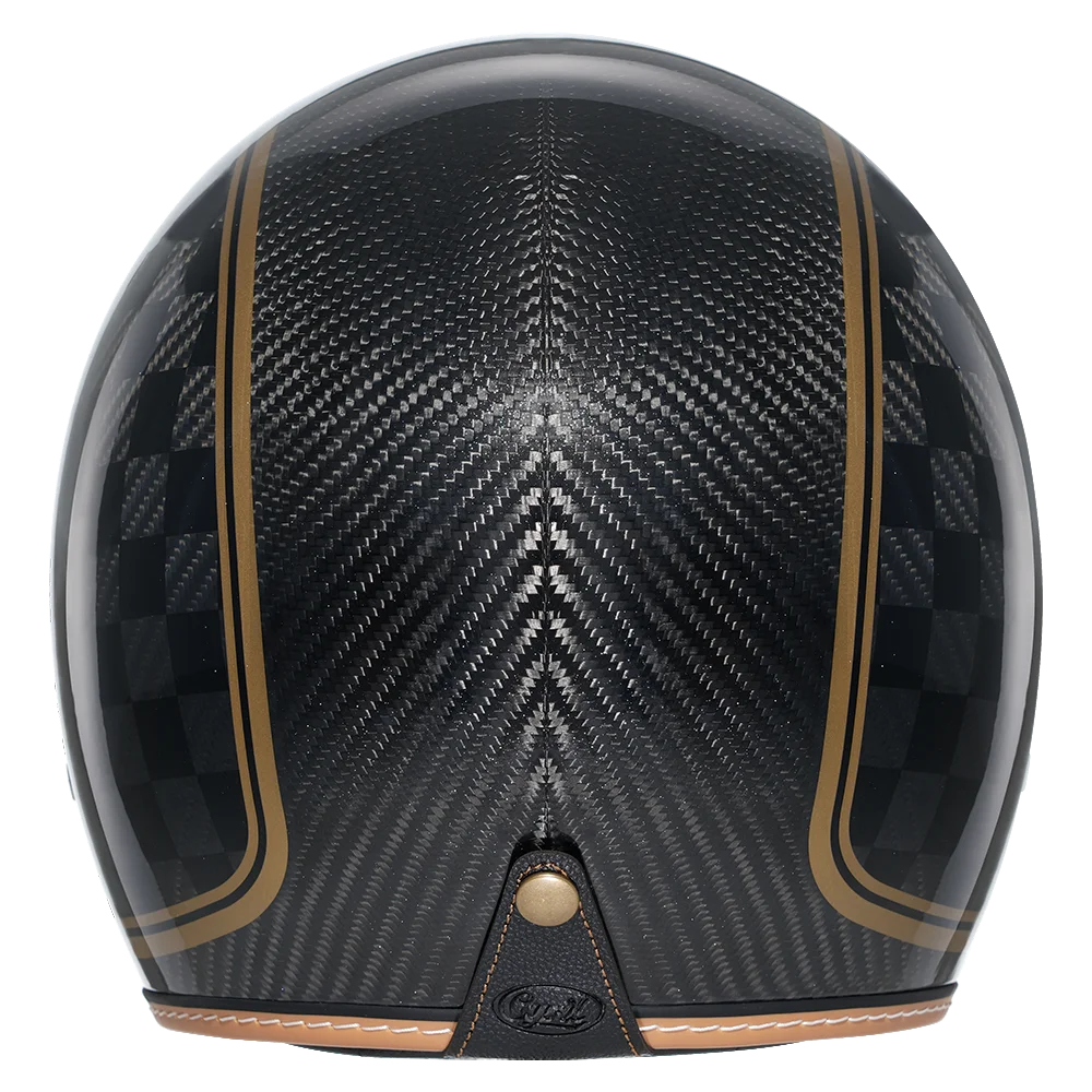 Carbon Fiber Retro Open Face Helmet – DOT Certified