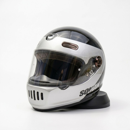 SOMAN Vintage Rider Fullface Helmet - DOT Certified