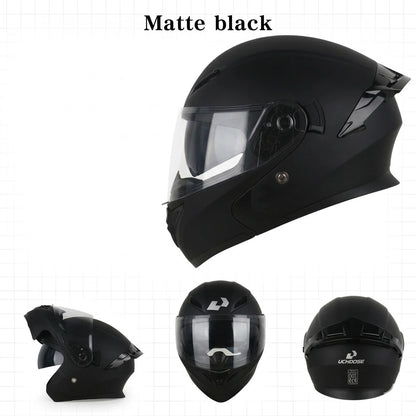 Uchoose 988 Flip-Up Motorcycle Helmet – DOT & ECE Approved