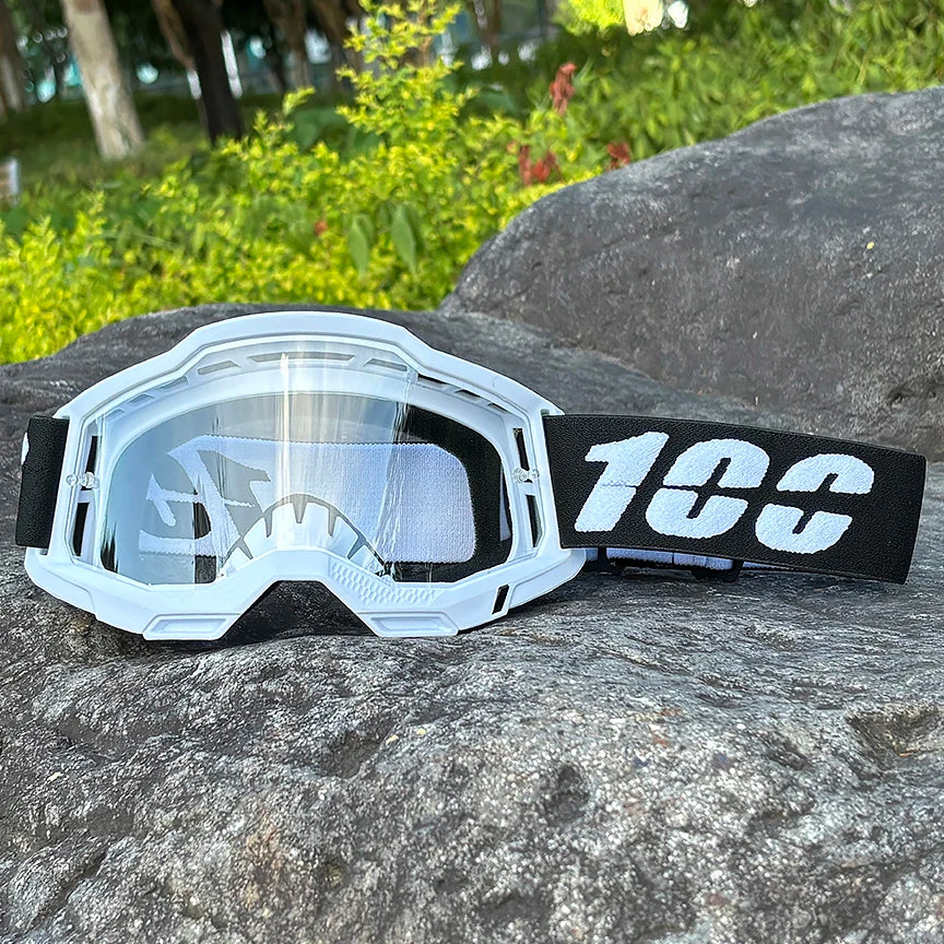 BikerZoneZ TrailGuard Motocross Goggles