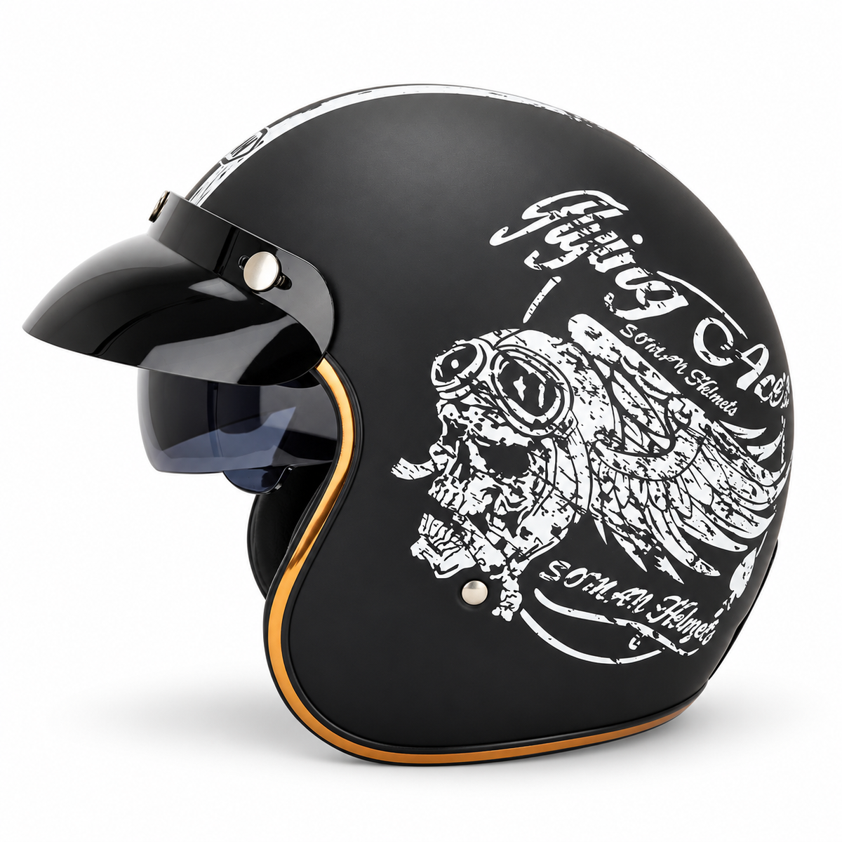 The Rogue Open Face Helmet - DOT & ECE Approved