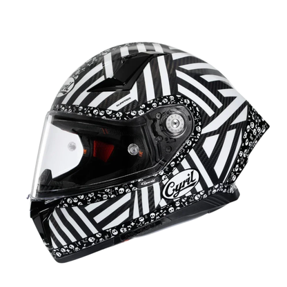 CYRIL R30S Carbon Pro Fullface Helmet - DOT and ECE Approved